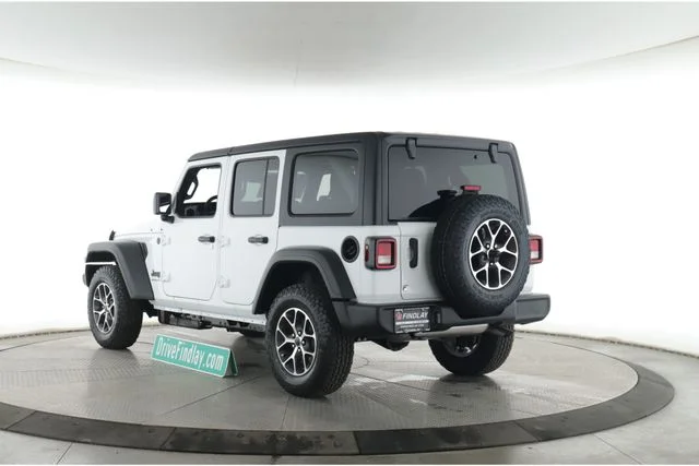 New 2026 Bright White Clear-Coat Exterior Paint Jeep Sport S image 8