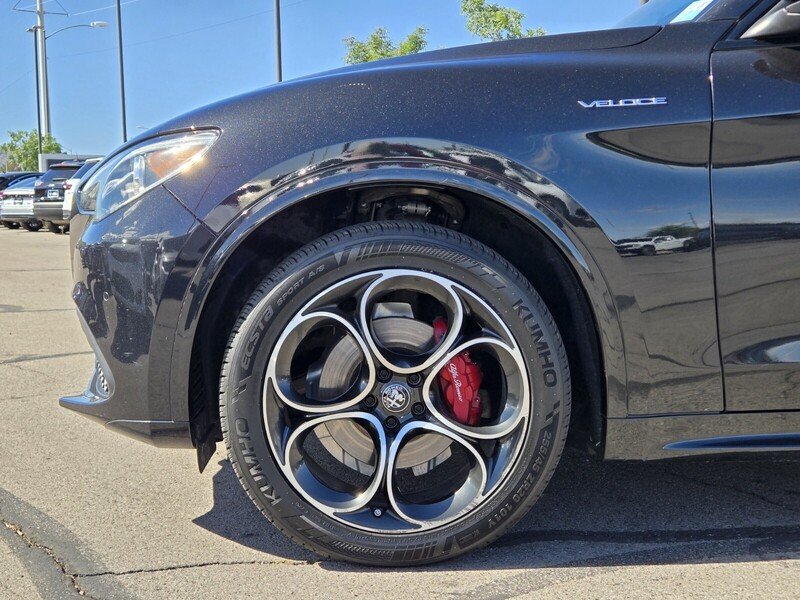 Used 2022 Vulcano Black Metallic Alfa Romeo VELOCE AWD image 10