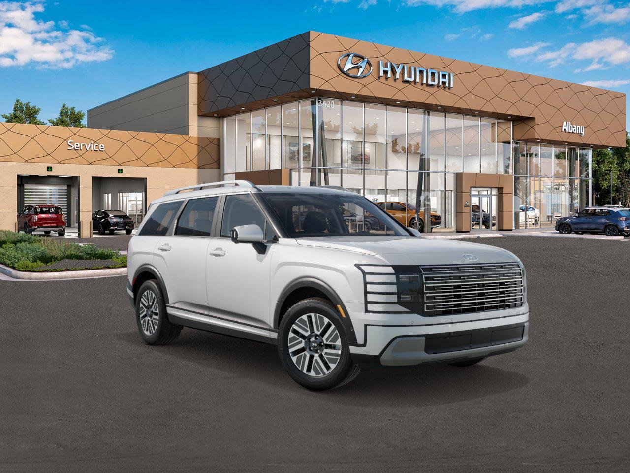 New 2026 White Hyundai SEL Premium 8P image 2