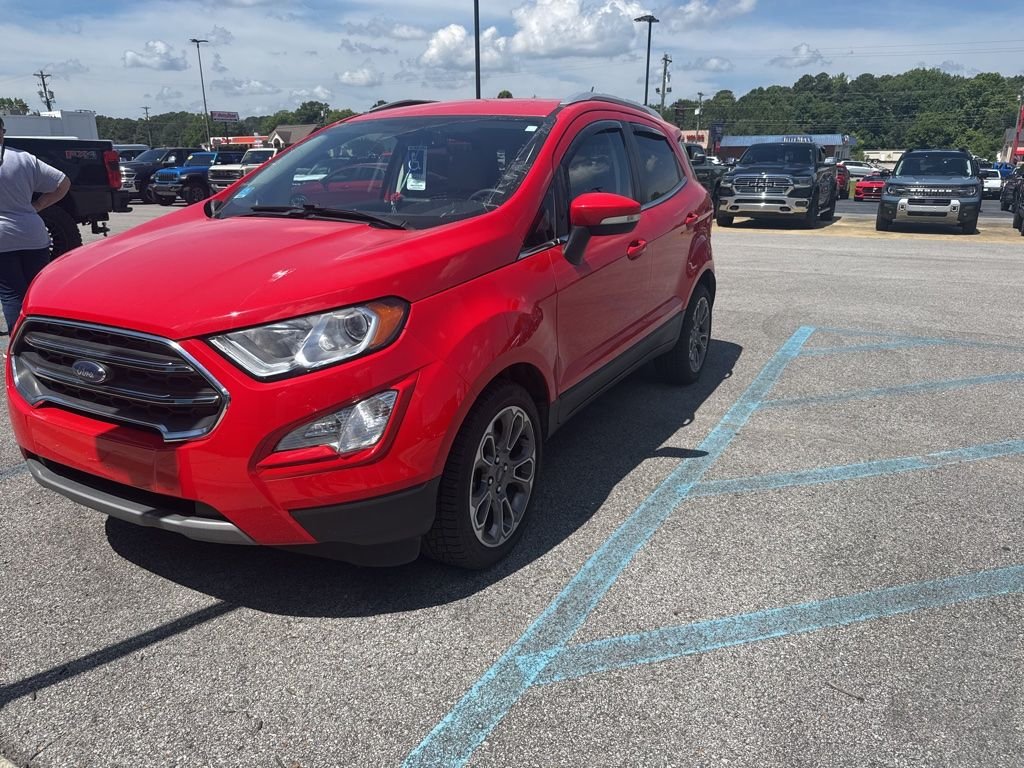 Used 2021 Red Ford Titanium image 1