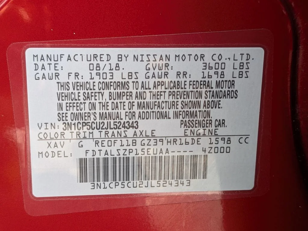 Used 2018 Red Nissan SV image 25