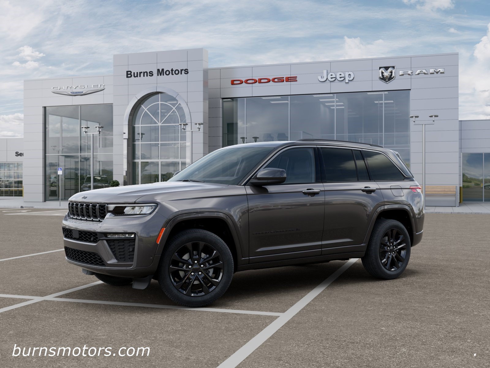 New 2026 Baltic Gray Metallic Clear-Coat Exterior Paint Jeep Limited Reserve BLACKOUT image 2
