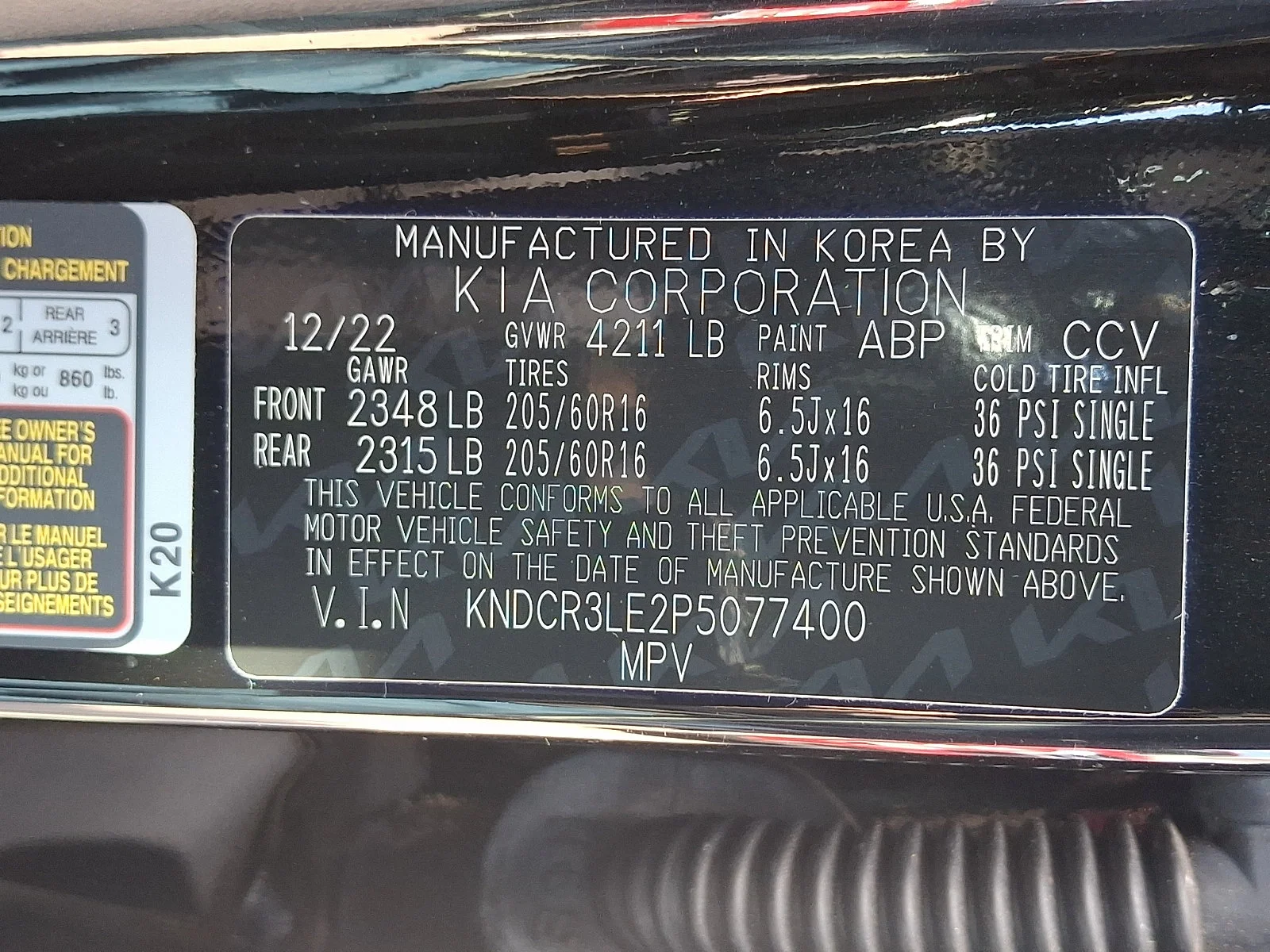 Certified Used 2023 Black Kia EX image 26