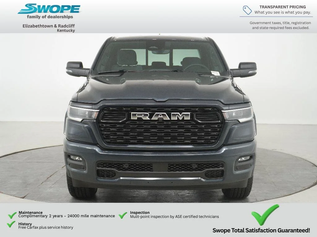 New 2026 Forged Blue Metallic Exterior Paint RAM Big Horn image 8