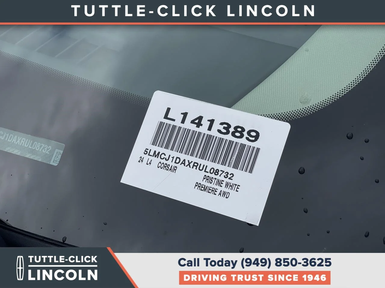 Used 2024 PRISTINE WHITE ME Lincoln Premiere image 42