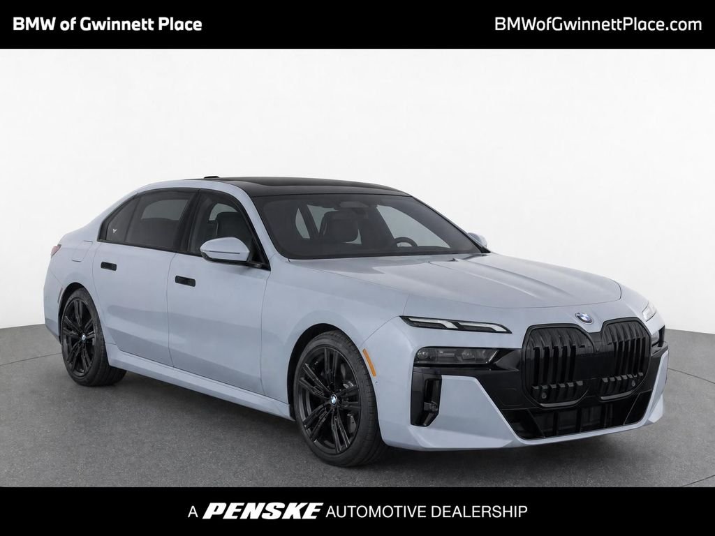 Certified Used 2024 Gray Metallic BMW 740i image 1