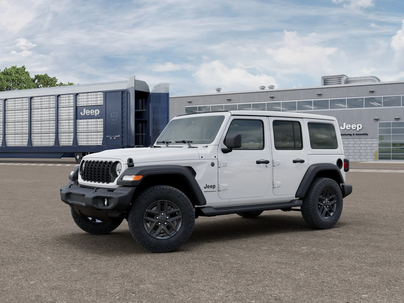 New 2026 Bright White Clearcoat Jeep Sport S image 30