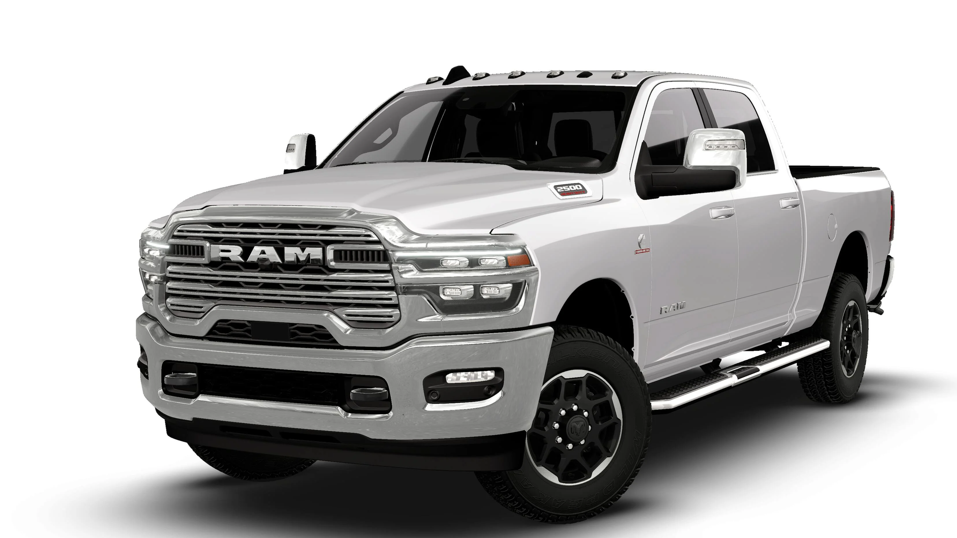 New 2026 Bright White Clear-Coat Exterior Paint RAM LARAMIE image 13