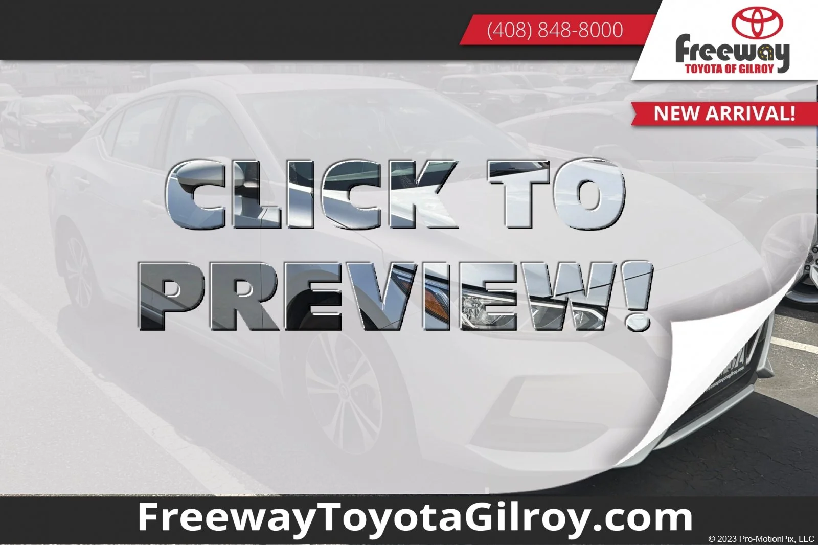 Used 2023 Silver Nissan SV image 1