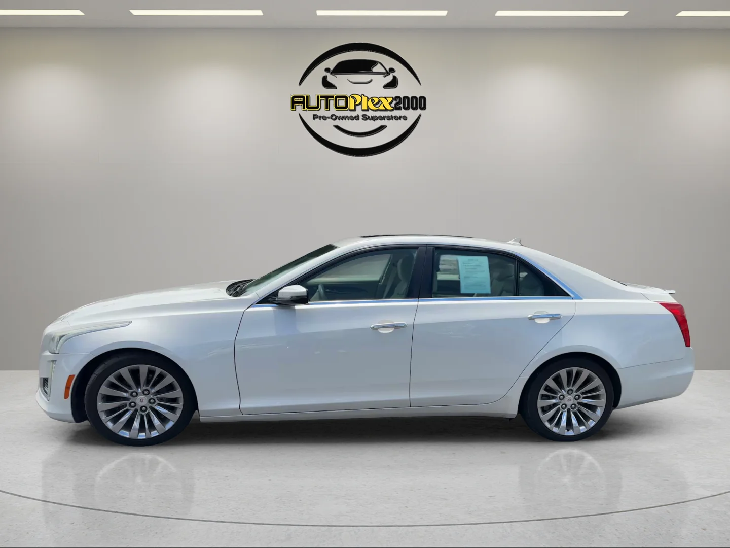 Used 2014 White Cadillac 2.0L Turbo Luxury image 4