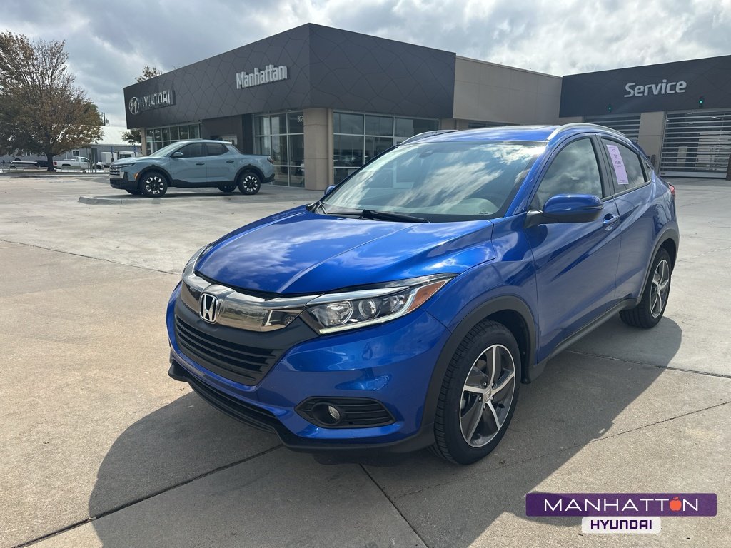 Used 2022 Blue Honda EX image 1