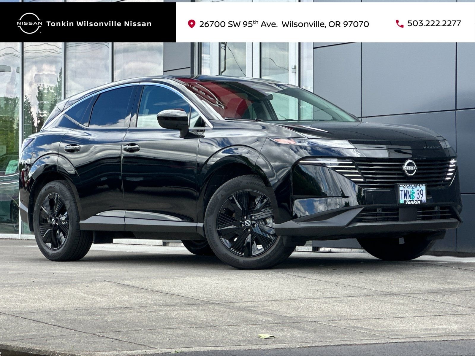 Used 2025 Super Black Nissan SV image 1