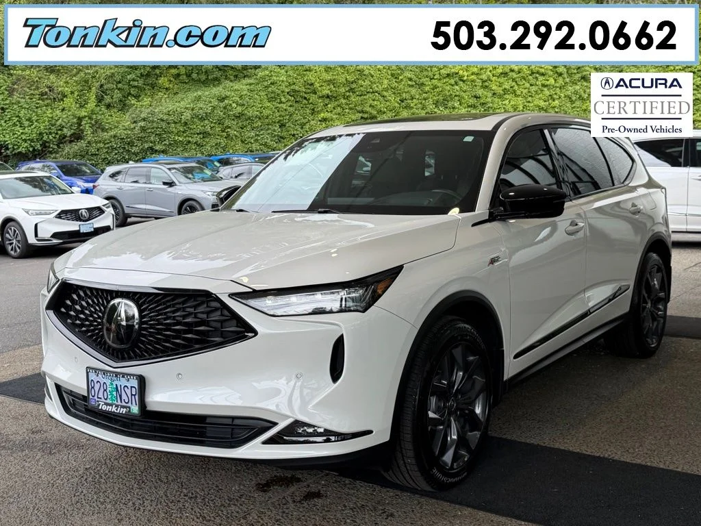 Certified Used 2023 Platinum White Pearl Acura SH-AWD with A-Spec Package image 4