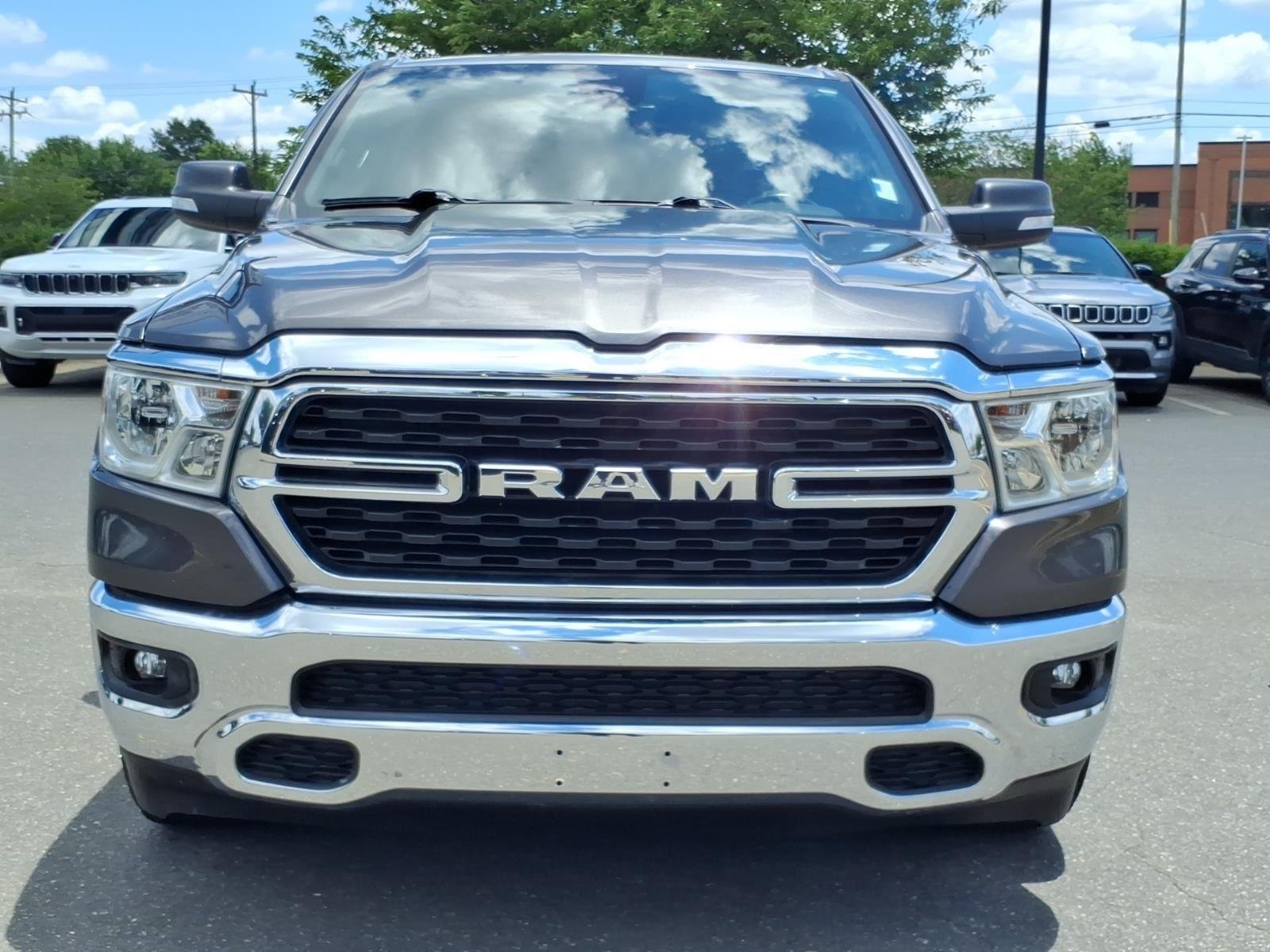 Used 2022 Granite Crystal Metallic Clearcoat Ram Big Horn image 12