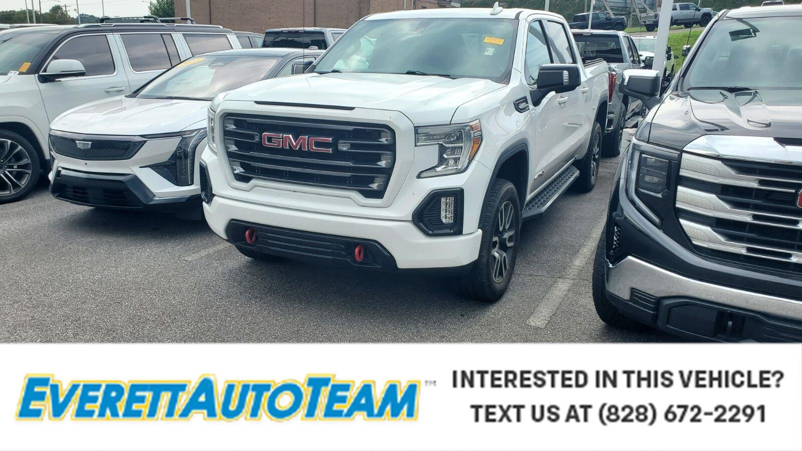 Used 2021 SUMMIT WHITE GMC AT4 image 1