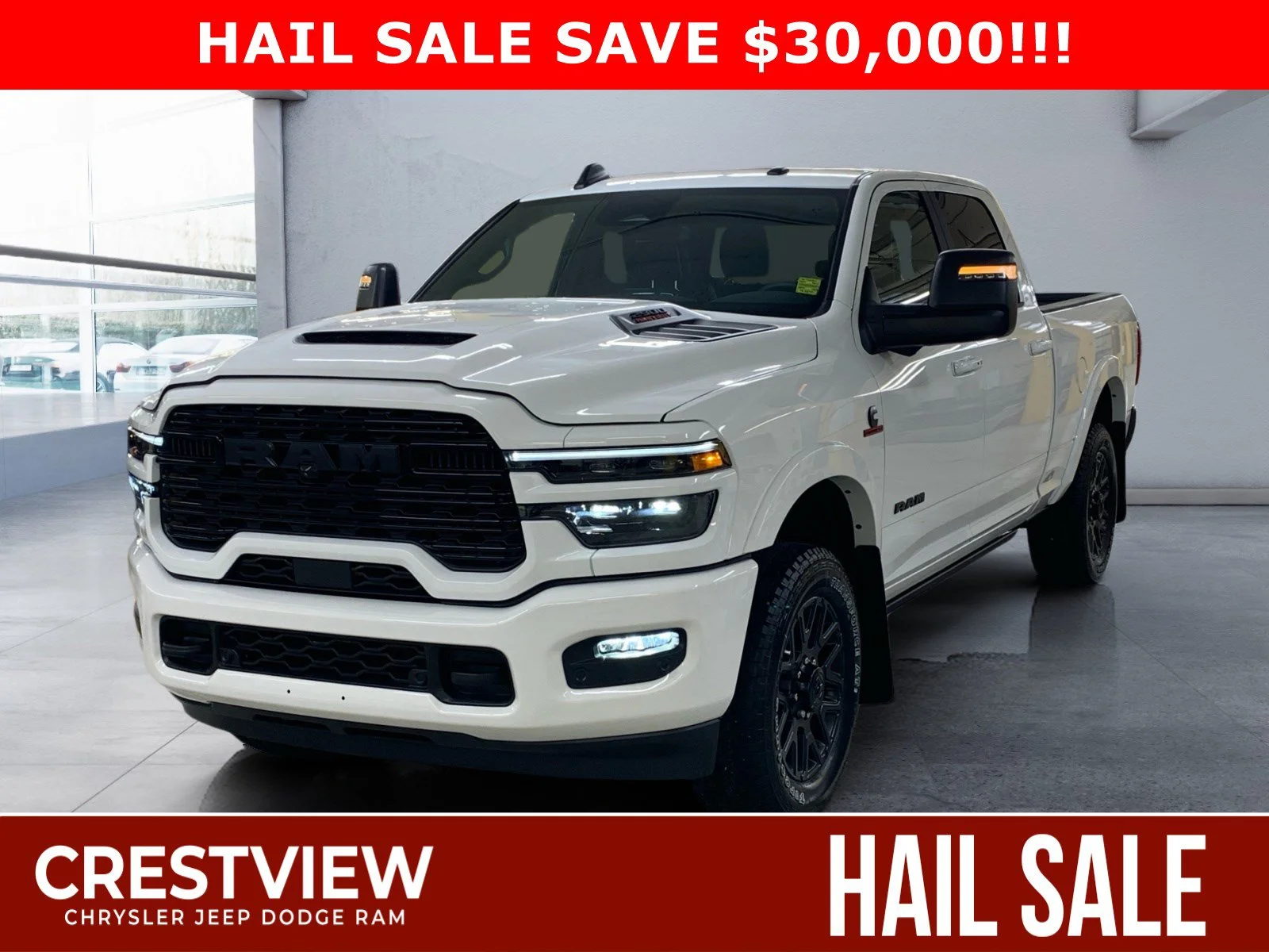 New 2026 Bright White Ram Limited image 1