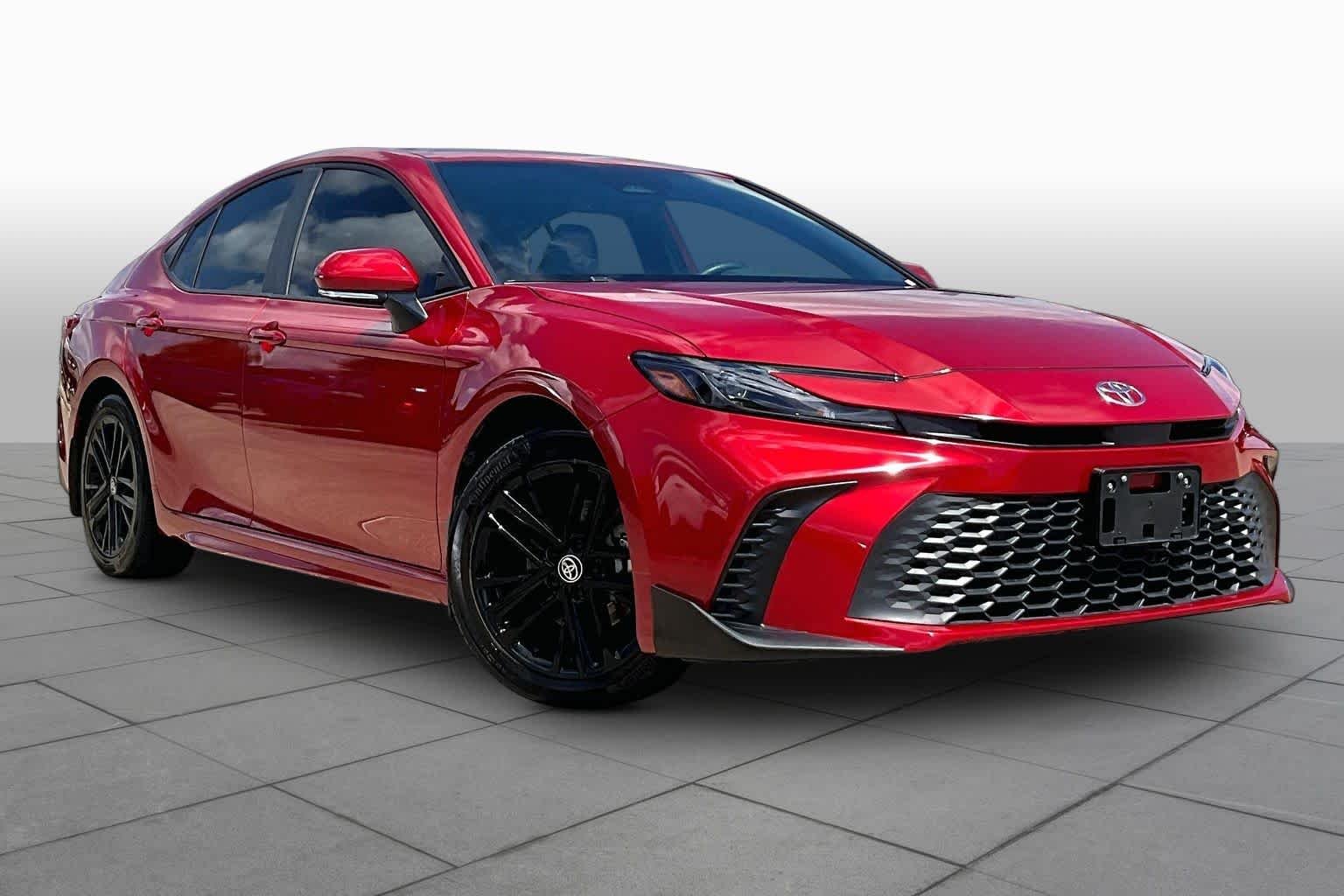 Used 2025 Supersonic Red Toyota SE image 3