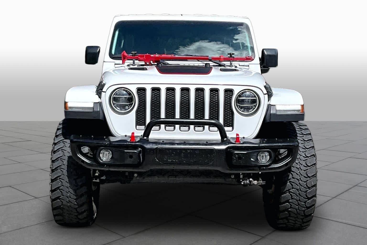 Used 2020 Bright White Clearcoat Jeep Rubicon image 4