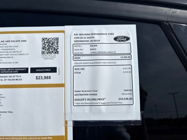 Certified Used 2024 Agate Black Metallic Ford ST-Line image 3