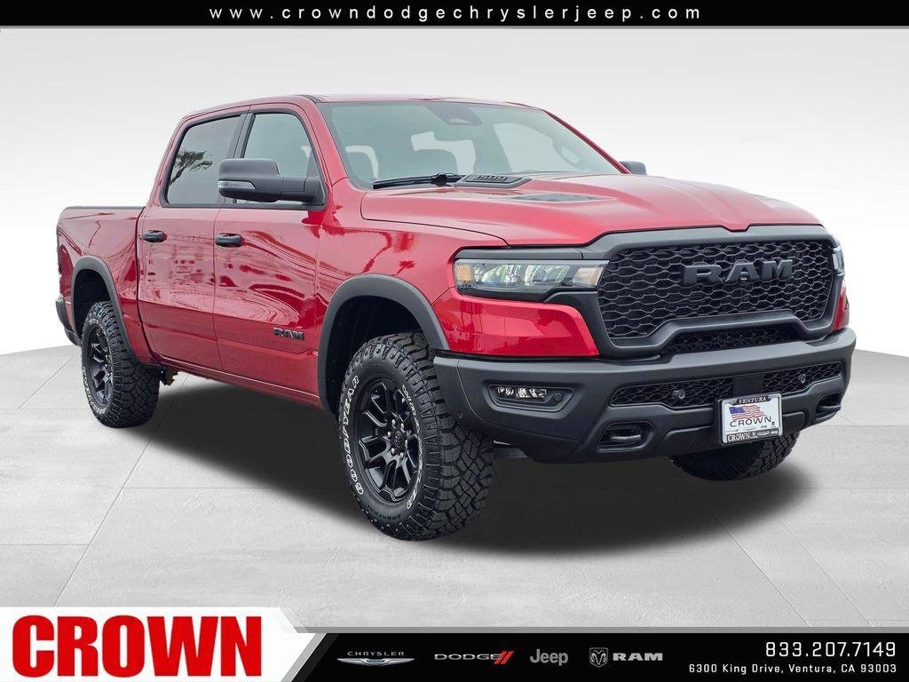 New 2026 Molten Red Pearl-Coat Exterior Paint RAM REBEL image 3