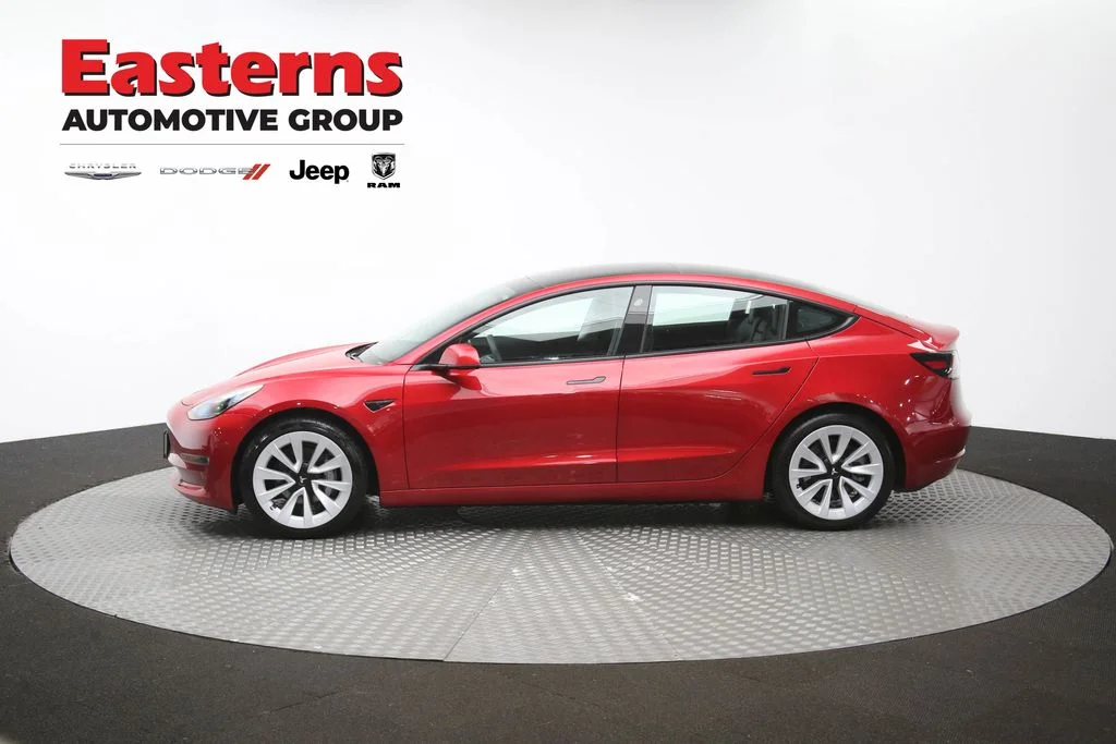 Used 2021 Red Tesla Standard Range Plus image 52