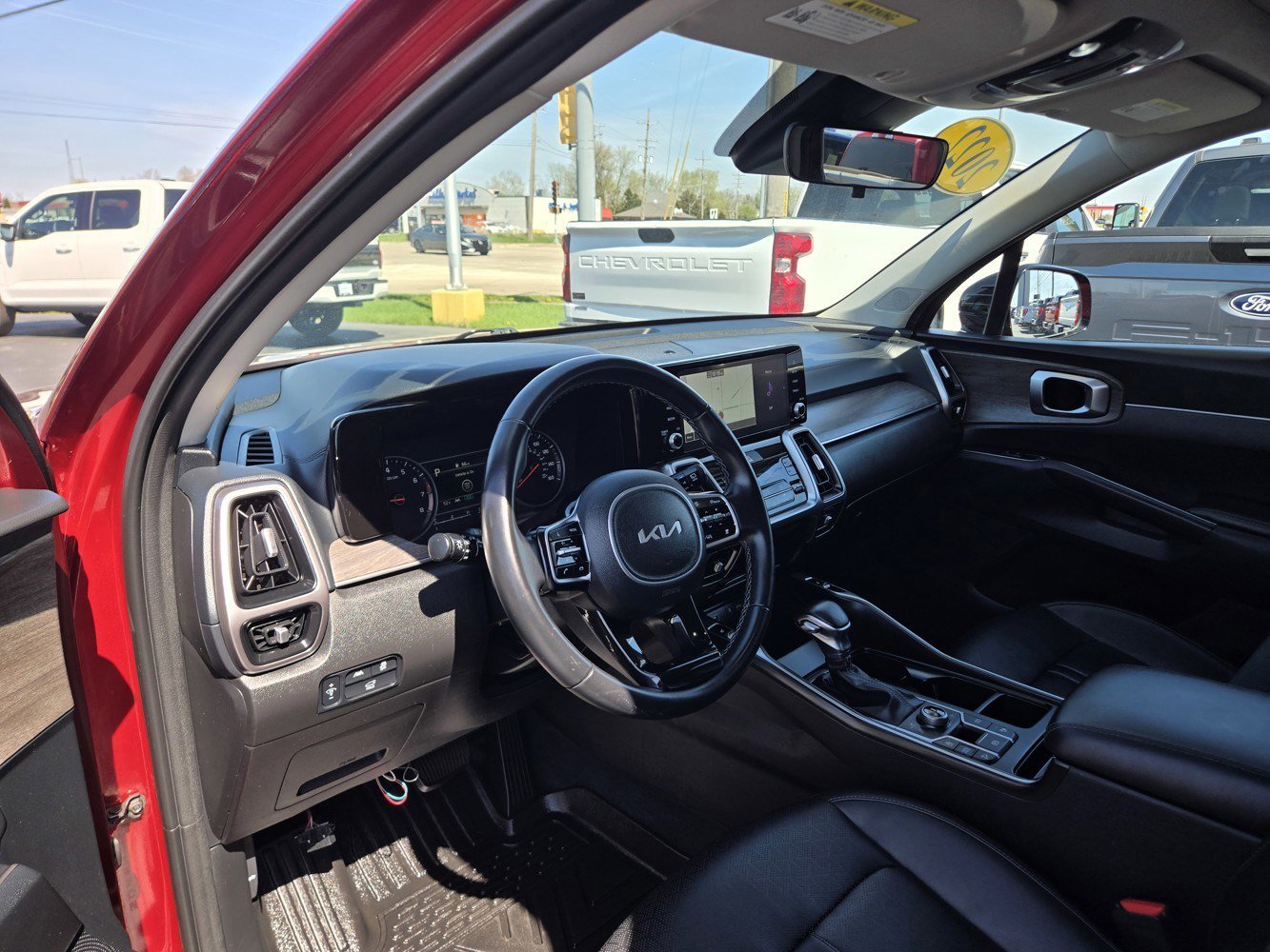 Used 2022 Passion Red Tintcoat Kia X-Line EX image 2