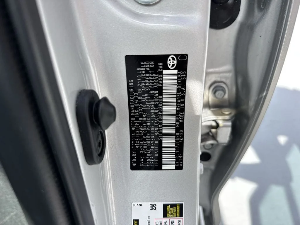 Used 2023 Classic Silver Metallic Toyota LE image 59