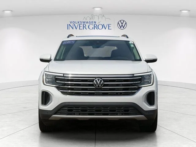 Certified 2026 Volkswagen Atlas SE w/Tech with VIN 1V2KN2CA0TC516578 for sale in Inver Grove Heights, Minnesota