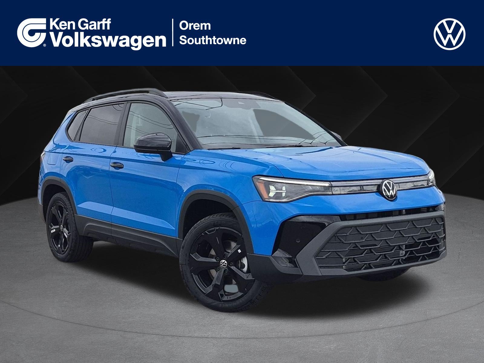 New 2026 Cornflower Blue w/Deep Black Roof Volkswagen SE Black image 1