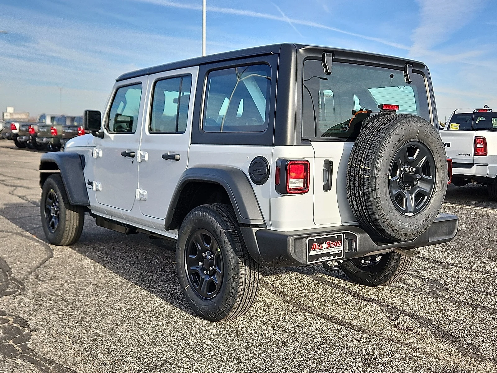 New 2026 Bright White Jeep 4-DOOR SPORT image 2