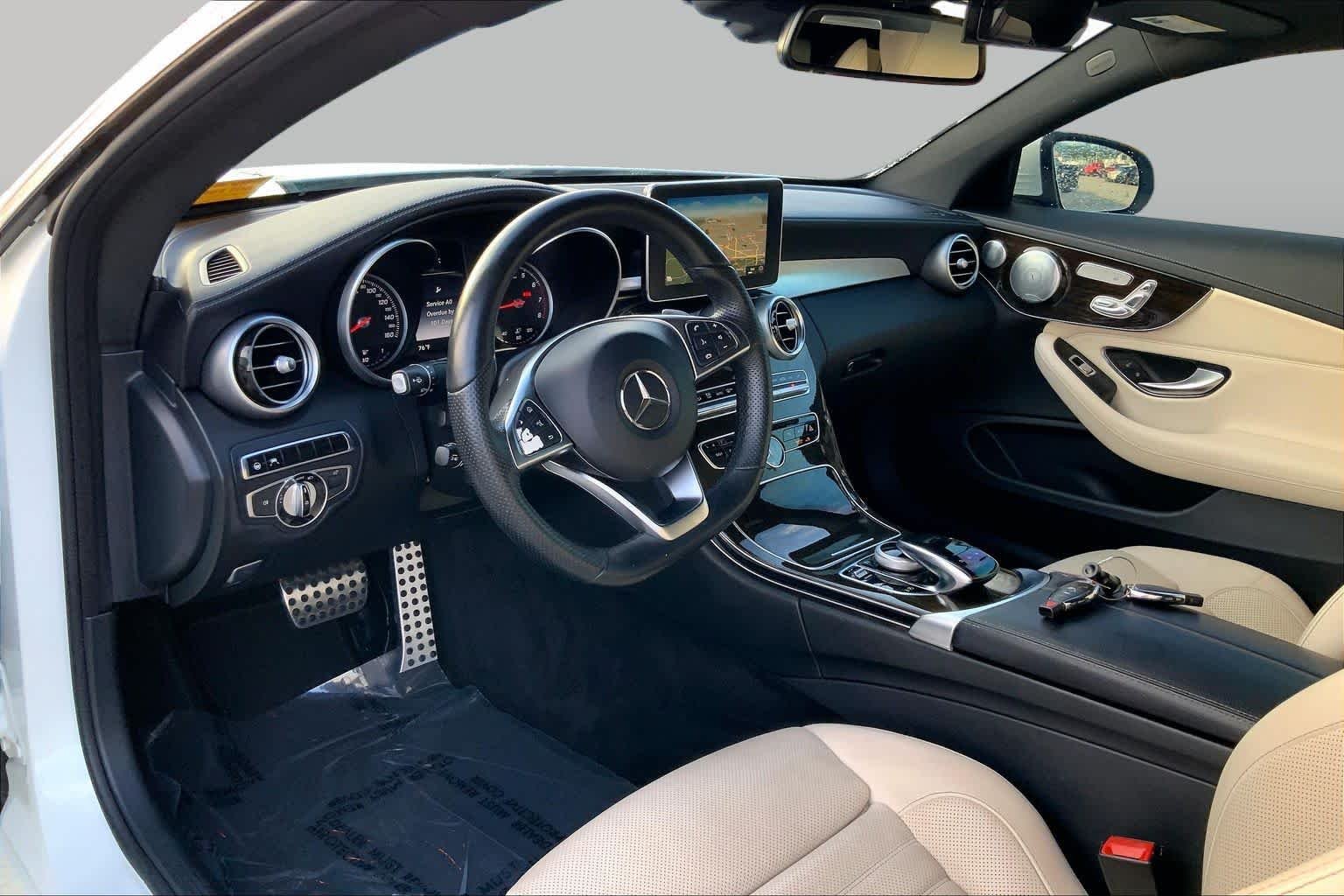 Used 2017 designo Diamond White Metallic Mercedes-Benz C 300 image 17