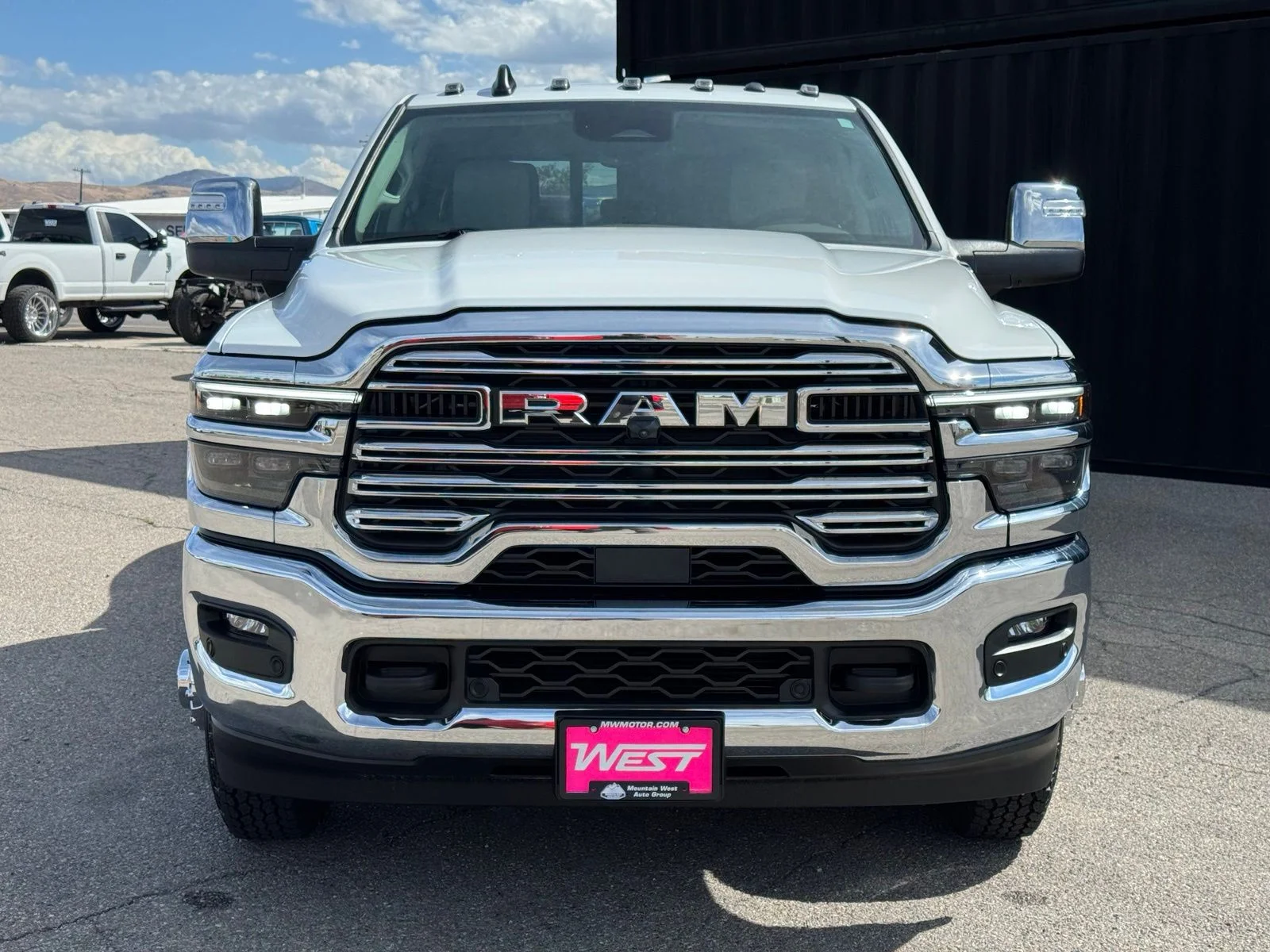 New 2027 Bright White Clearcoat RAM Laramie image 2