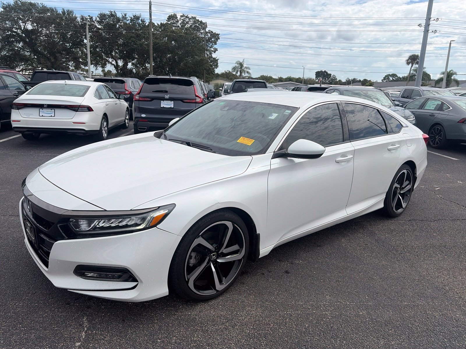 Used 2020 White Honda Sport image 3