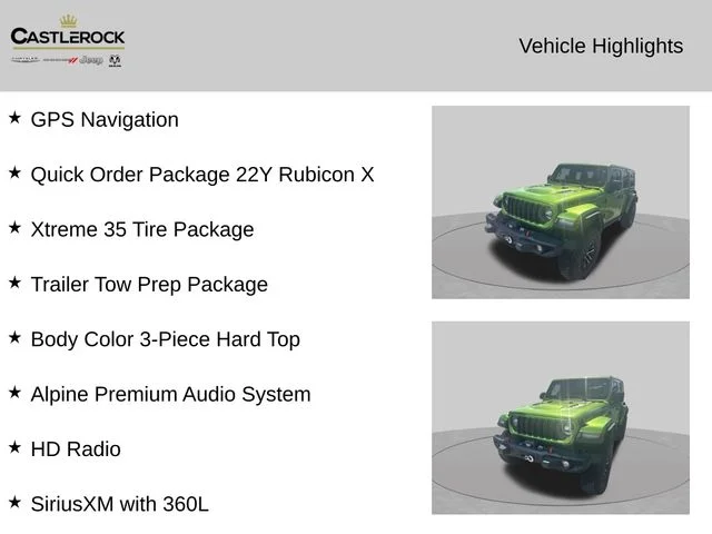 Used 2026 Green Jeep Rubicon X image 2