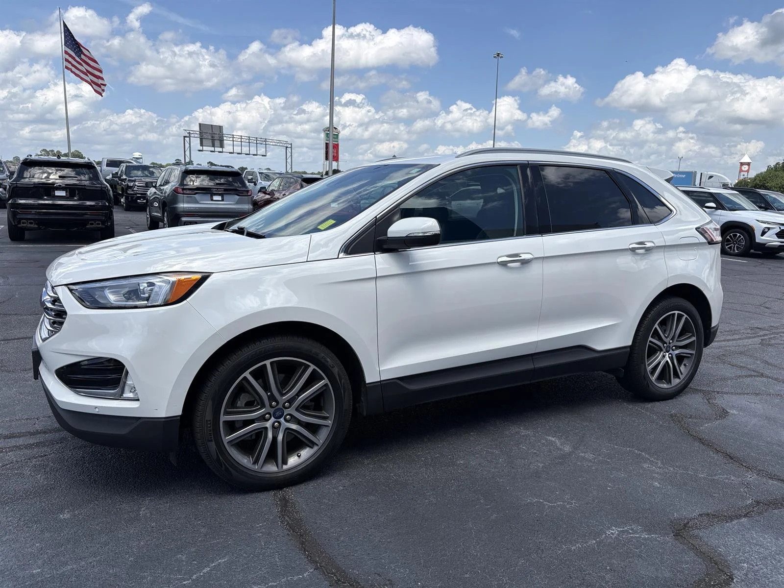 Used 2021 White Ford Titanium image 11