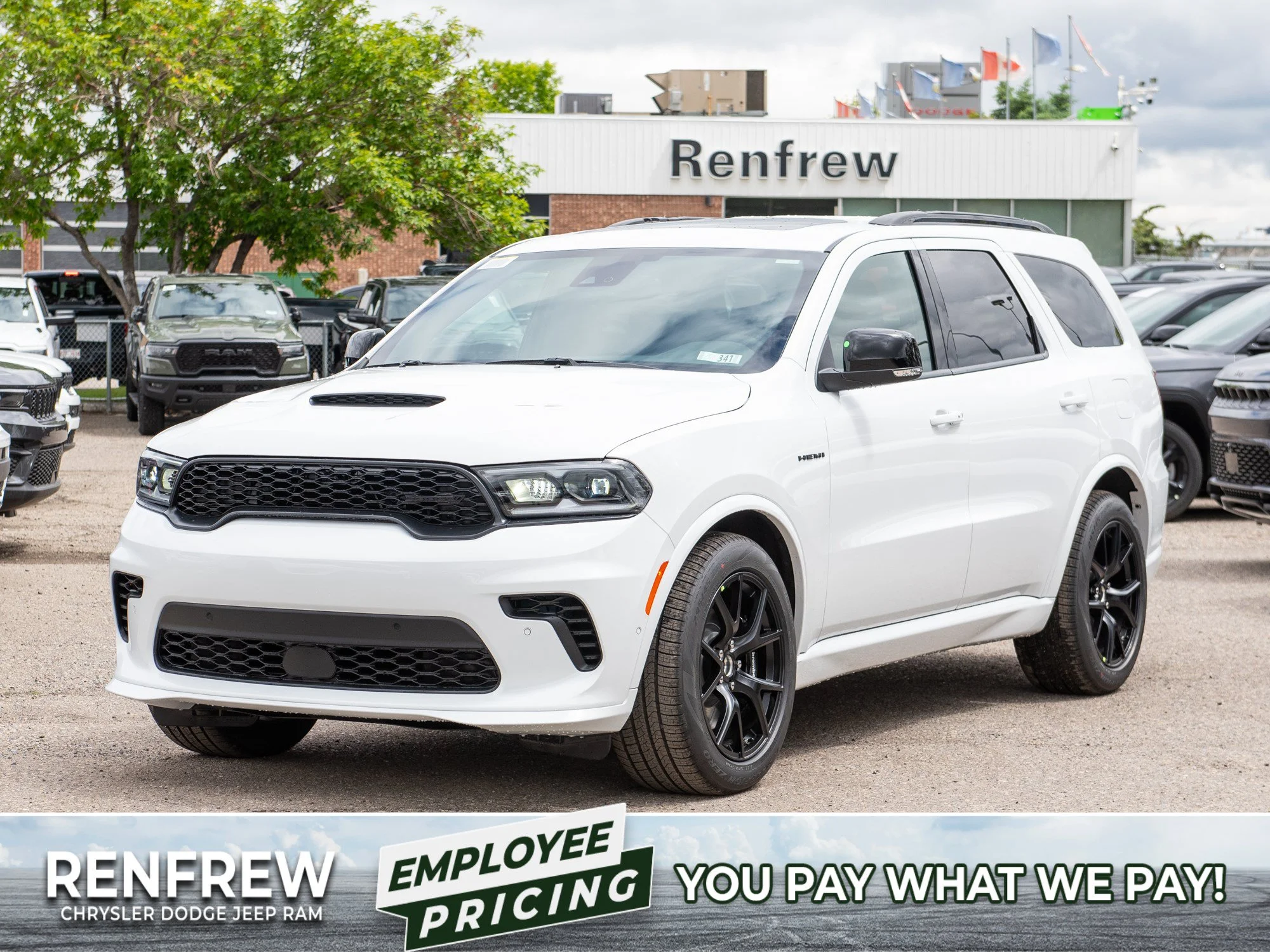 New 2026 White Dodge GT HEMI V8 Premium* AWD image 1