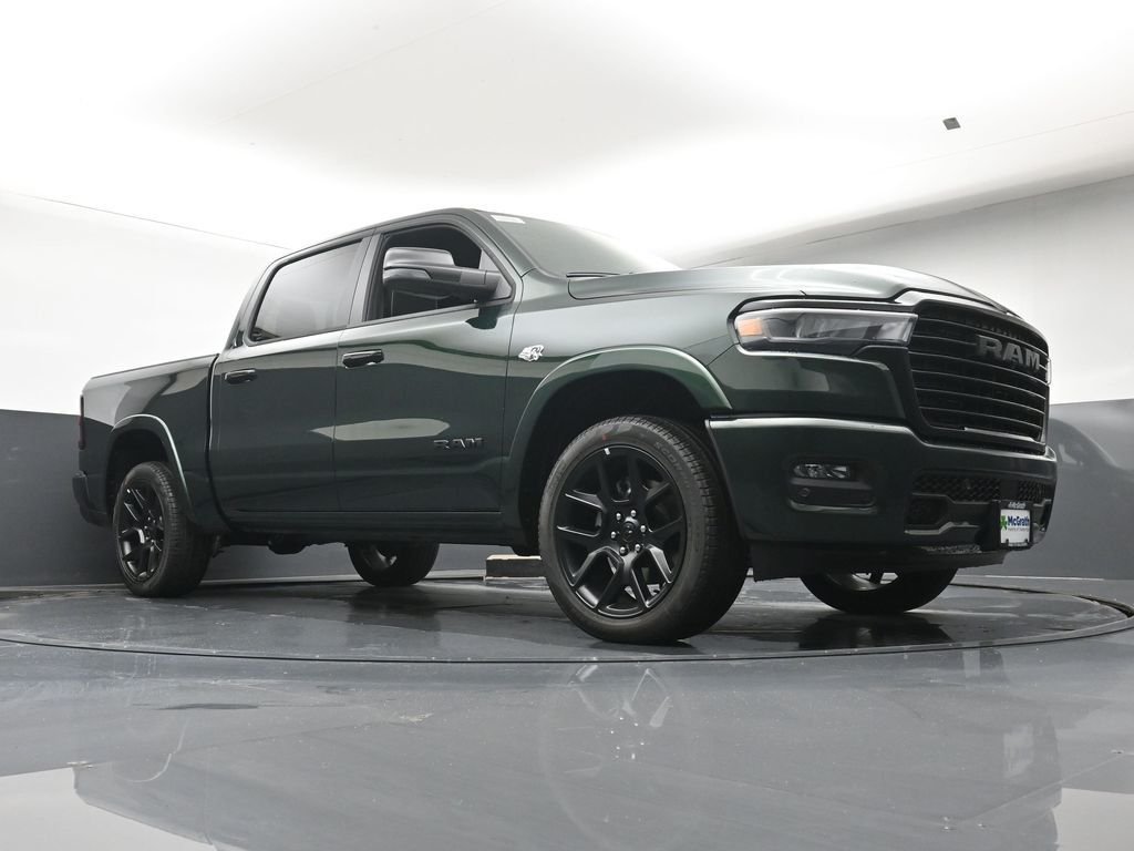 New 2026 Serrano-Green Metallic Exterior Paint RAM Laramie image 25