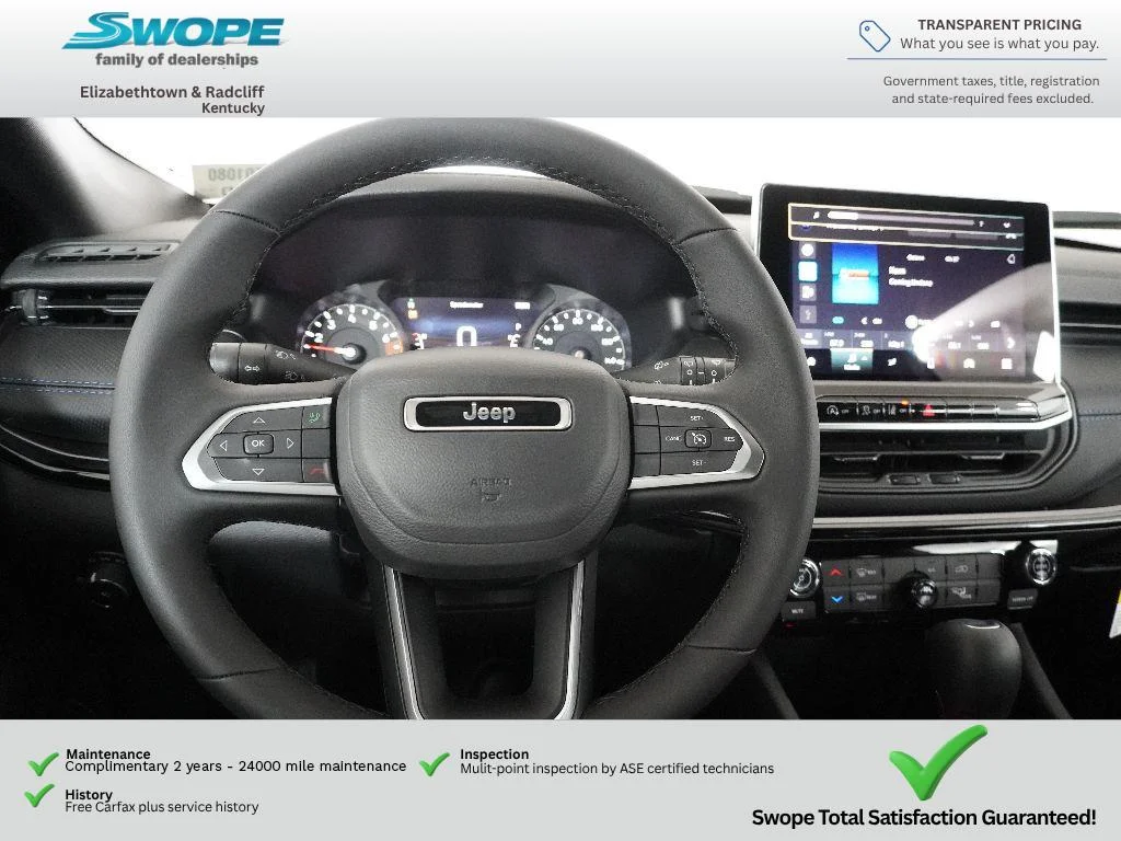 New 2026 Bright White Clear-Coat Exterior Paint Jeep Latitude Altitude image 16