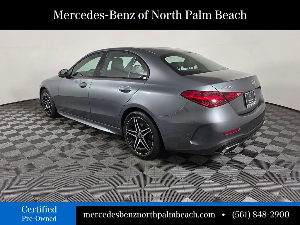 Certified Used 2025 Gray Mercedes-Benz C 300 image 4