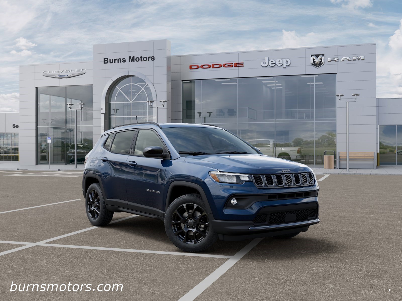 New 2026 Fathom Blue Pearl-Coat Exterior Paint Jeep Latitude Altitude image 5