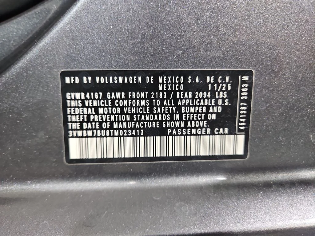 New 2026 Gray Volkswagen 1.5T Sport image 26