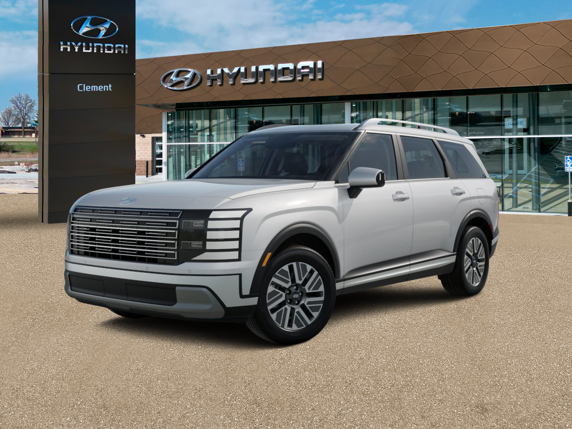 New 2026 White Hyundai SEL 8P image 2