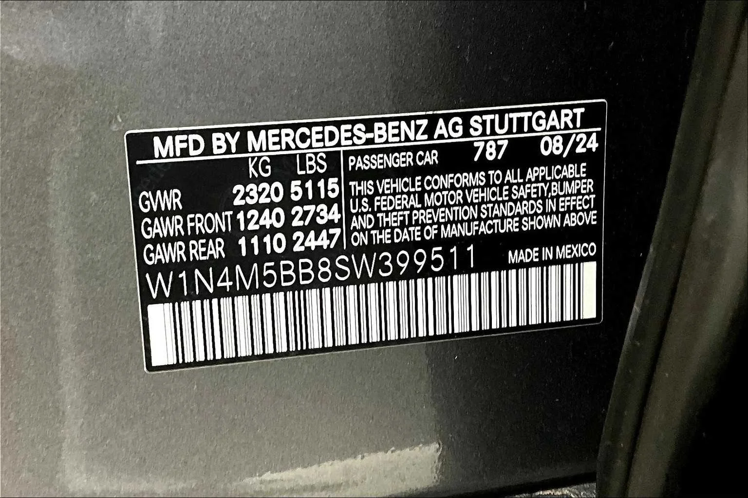 New 2025 Mountain Grey Metallic Mercedes-Benz AMG® GLB 35 image 21