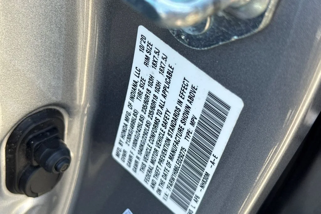 Used 2020 Lunar Silver Metallic Honda EX-L image 30