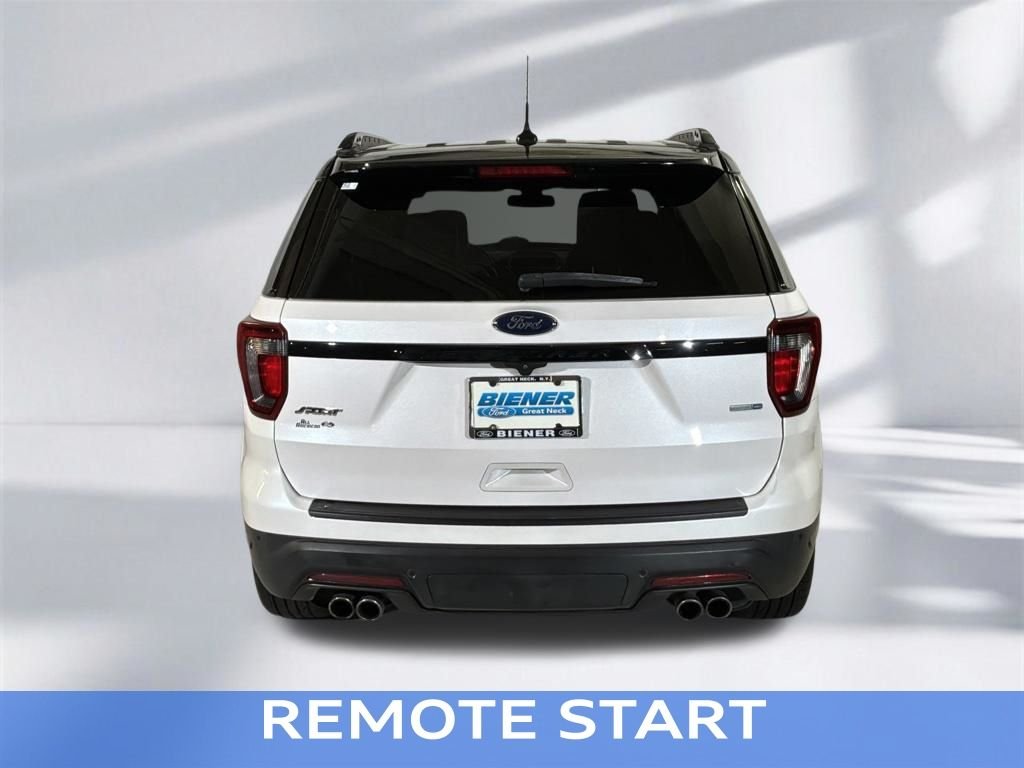 Certified Used 2019 White Platinum Clearcoat Metallic Ford Sport image 21