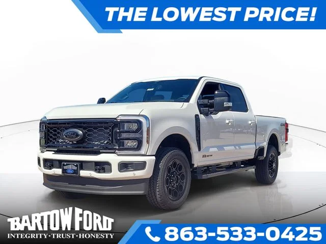 New 2026 White Metallic Ford Lariat image 1