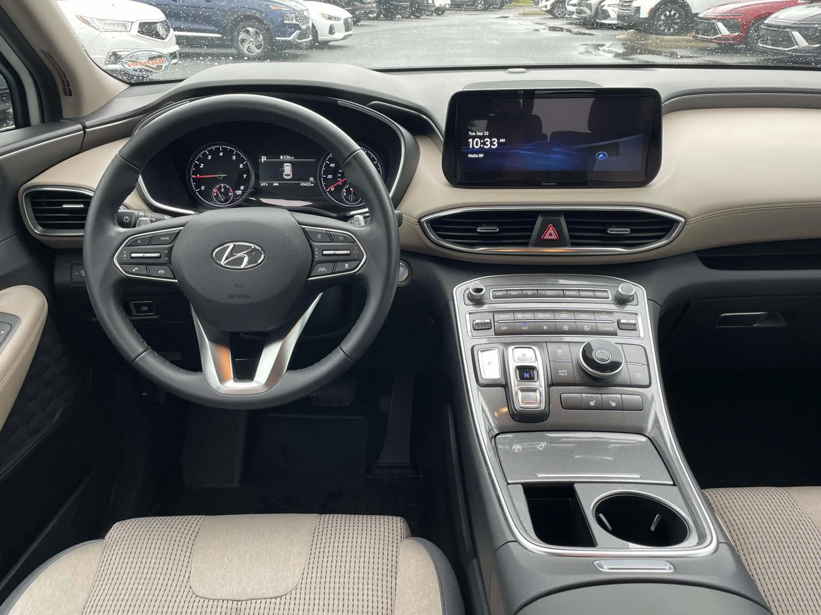 Certified Used 2023 Serenity White Pearl Hyundai SEL image 4