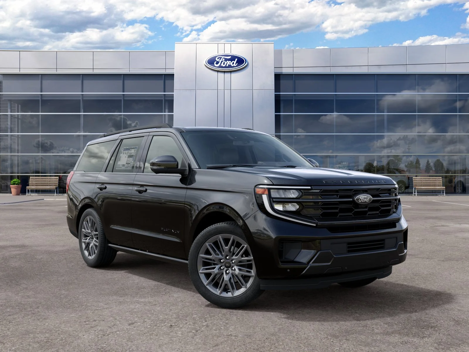 New 2027 Agate Black Metallic Ford Platinum image 36