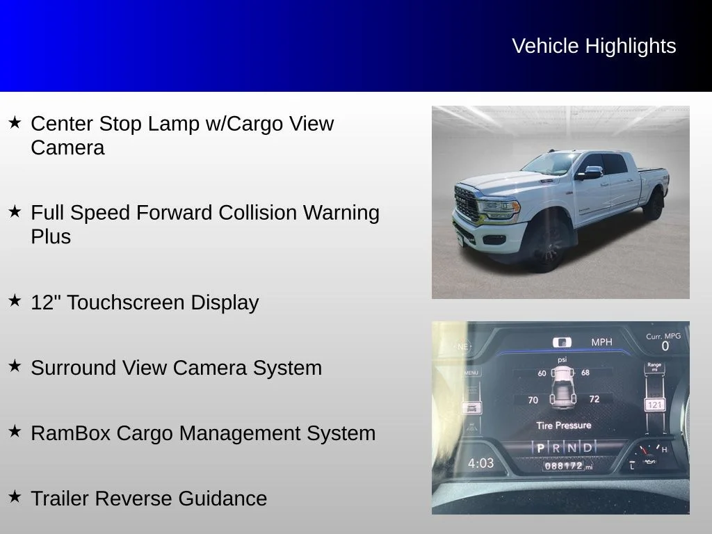 Used 2019 White Ram Limited image 24