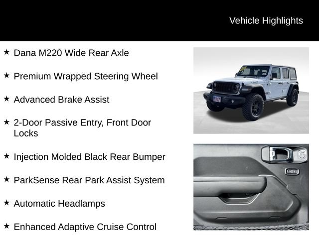 New 2026 Bright White Clear-Coat Exterior Paint Jeep Willys image 16